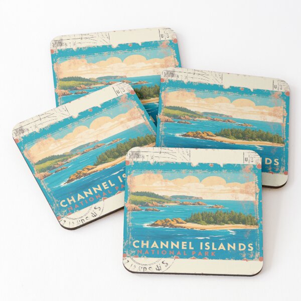 Item preview, Channel Islands National Park Postcard Vintage Retro Travel designed and sold by TravelPostcardGems.