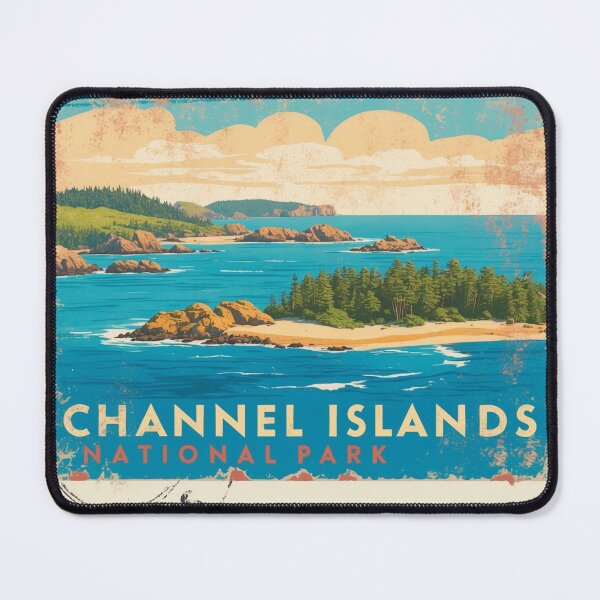 Item preview, Channel Islands National Park Postcard Vintage Retro Travel designed and sold by TravelPostcardGems.