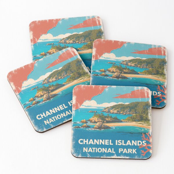 Item preview, Channel Islands National Park Postcard Vintage Retro Travel designed and sold by TravelPostcardGems.