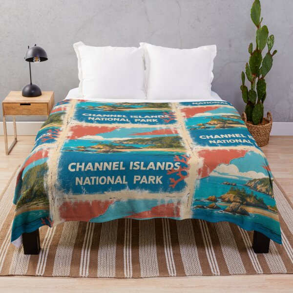 Item preview, Channel Islands National Park Postcard Vintage Retro Travel designed and sold by TravelPostcardGems.