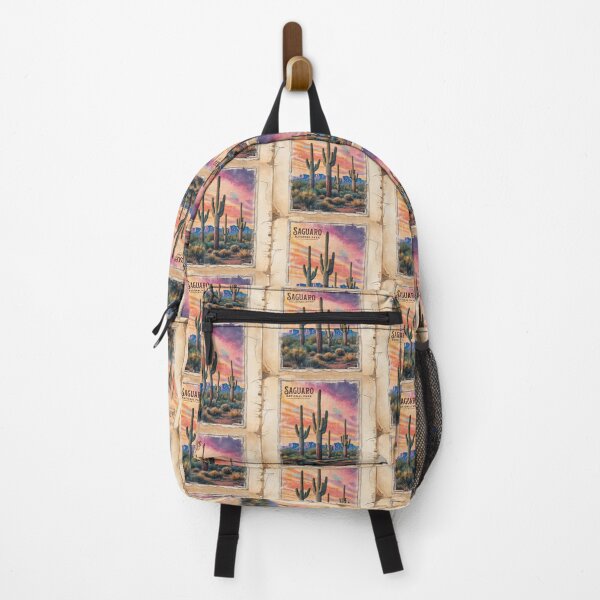 Item preview, saguaro National Park Postcard Vintage Retro Travel designed and sold by TravelPostcardGems.