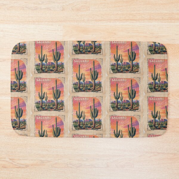 Item preview, Saguaro National Park Postcard Vintage Retro Travel designed and sold by TravelPostcardGems.