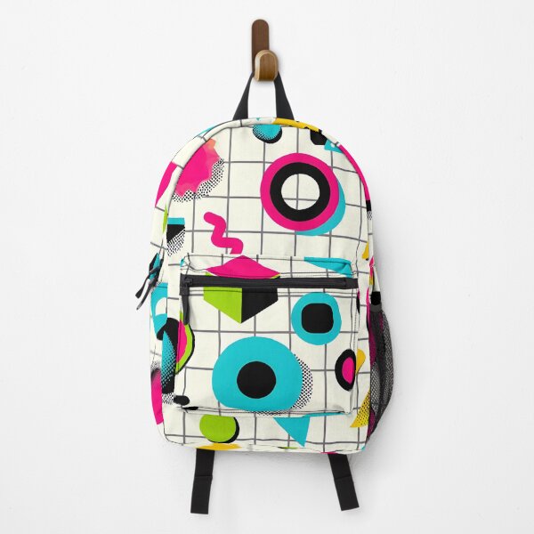 Item preview, Retro 80s Geometric Pattern Neon Colors designed and sold by chrisrivait.
