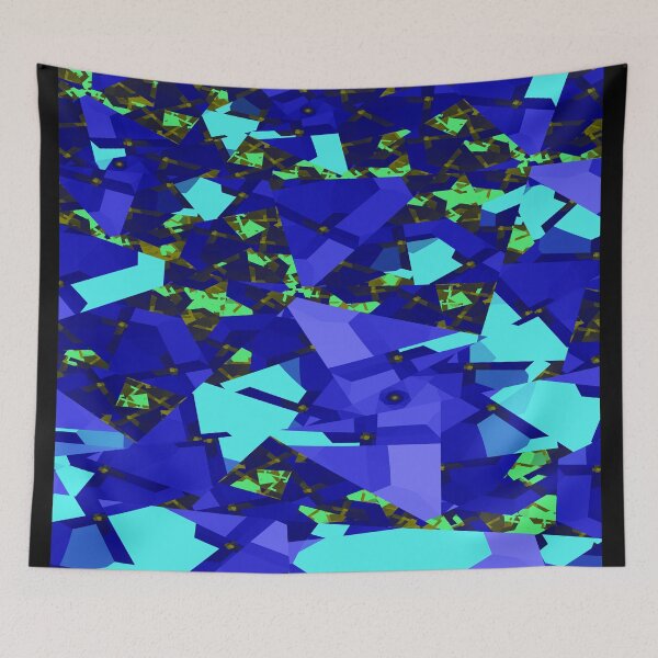 Item preview, Blue rocks abstract designed and sold by findingNull.