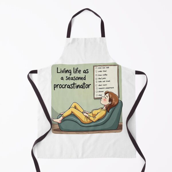 Item preview, Living Life As A Seasoned Procrastinator designed and sold by ThreeftlyPicks.