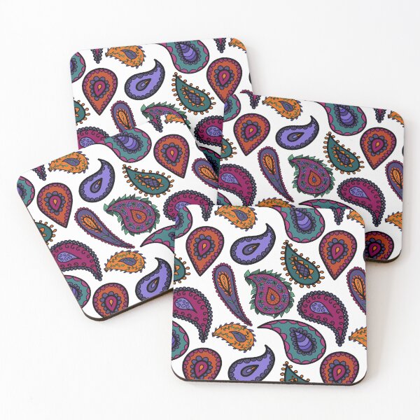 Item preview, Repeat of Perfectly Pretty Pure Paisley Pattern on White designed and sold by CheriesArt.