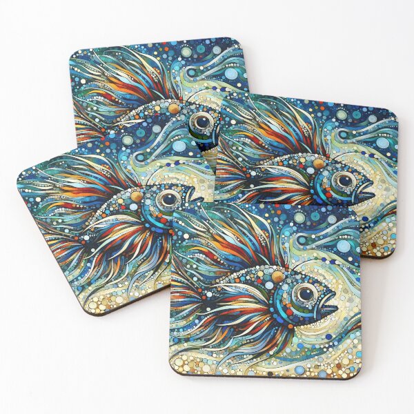 Item preview, a colorful fish expressionistic designed and sold by bernhagen.