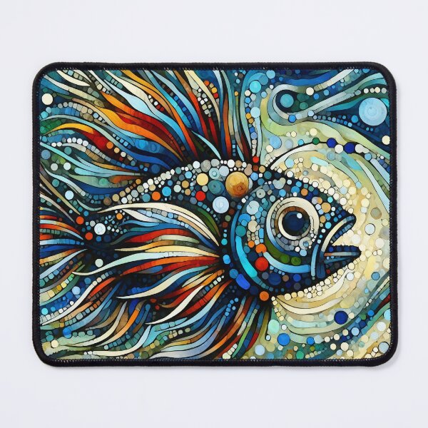 Item preview, a colorful fish expressionistic designed and sold by bernhagen.