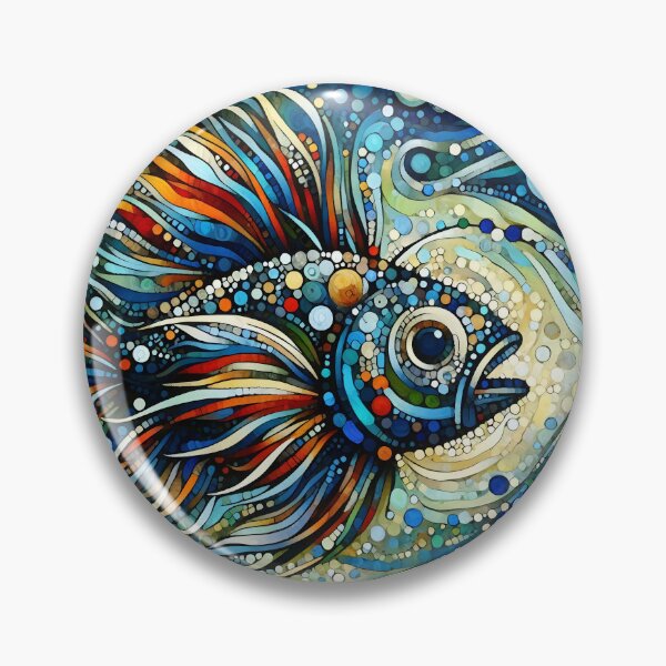 Item preview, a colorful fish expressionistic designed and sold by bernhagen.