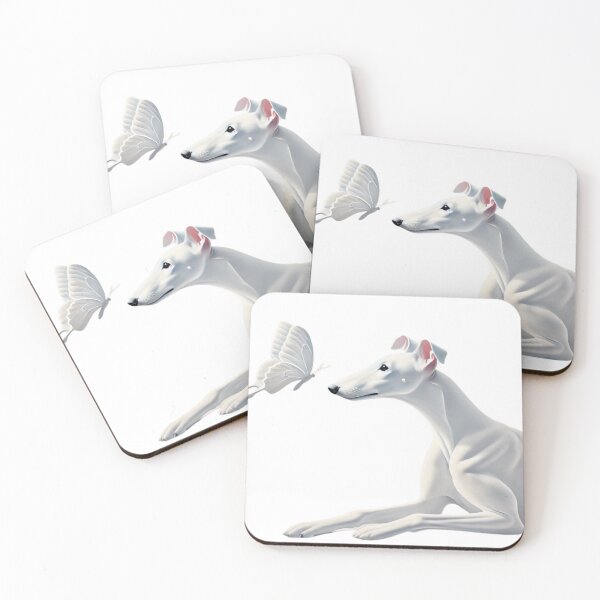 Item preview, Galgo and whit butterfly  designed and sold by GalgoArt.