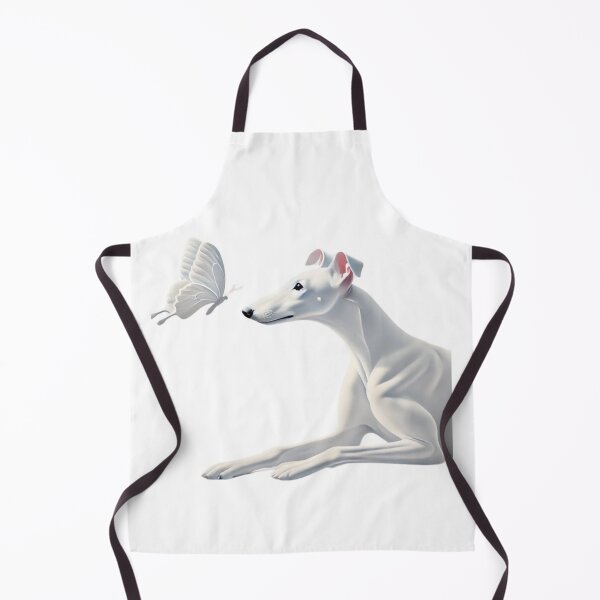 Item preview, Galgo and whit butterfly designed and sold by GalgoArt.