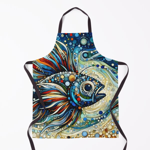 Item preview, a colorful fish expressionistic designed and sold by bernhagen.