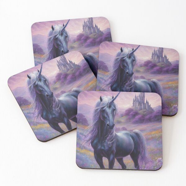Item preview, Unicorns of Camelot “Galahad V” Black Unicorn  designed and sold by Spellhorn13.