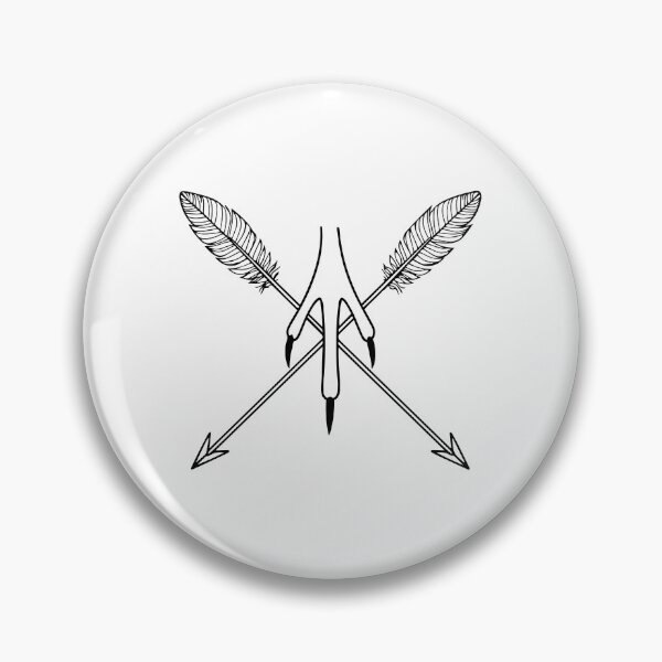 Item preview, Eagle talon claw with feathered arrows drawing designed and sold by rasagamastore.