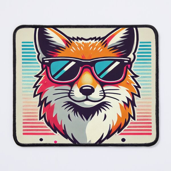 Item preview, Minimalist Fox with 80s Sunglasses designed and sold by Genady.