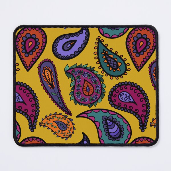 Item preview, Perfectly Pretty Pure Paisley Pattern on Gold designed and sold by CheriesArt.