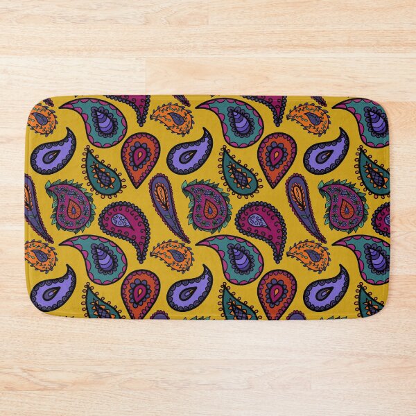 Item preview, Perfectly Pretty Pure Paisley Pattern on Gold designed and sold by CheriesArt.