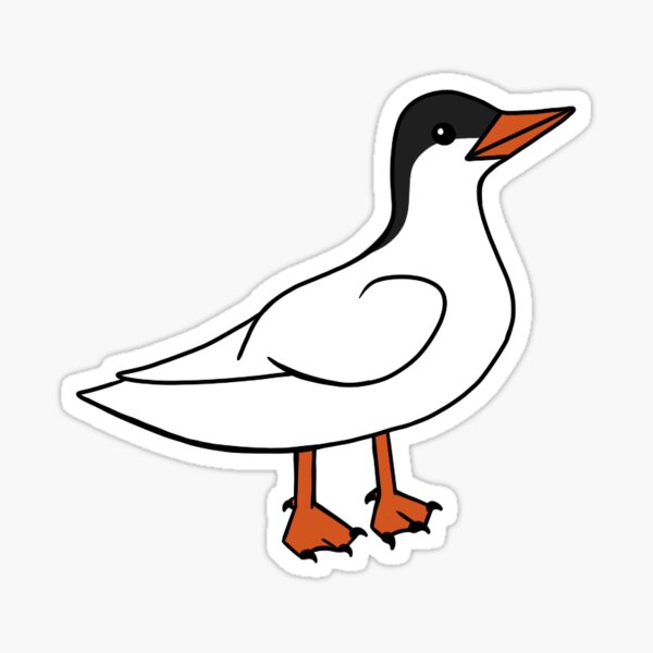 Item preview, An Adorable Arctic Tern - A Derpy Bird Design designed and sold by YOjosie.