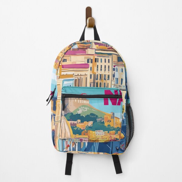 Item preview, Naples Artwork - Stunning Italian Cityscape, Historic Naples Wall Art, Coastal Italy Decor designed and sold by nomiraclehere.