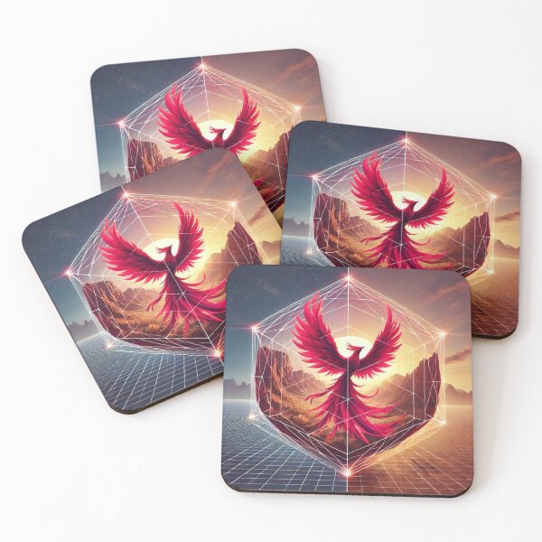 Item preview, Crimson Phoenix in Desert Dawn designed and sold by WildVista.