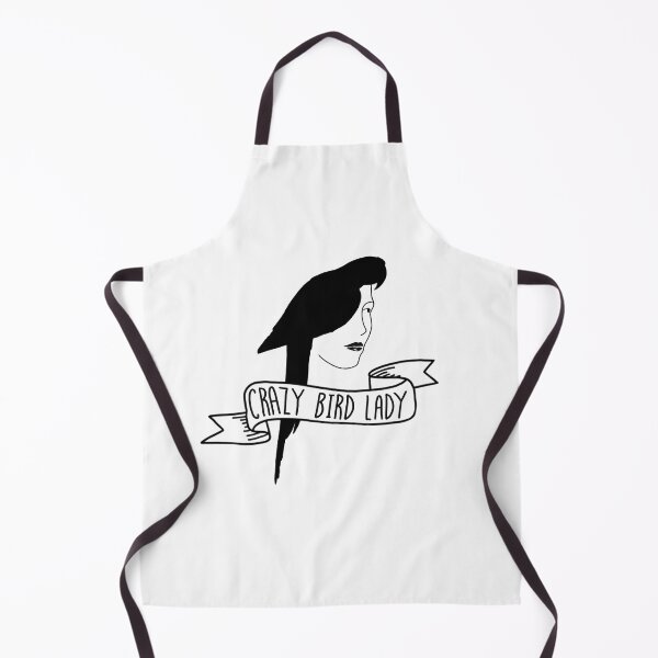 Item preview, crazy bird lady black & white designed and sold by ArndtDesign.