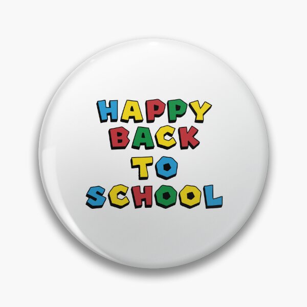 Item preview, Happy back to school in video game style designed and sold by charlypicazo.