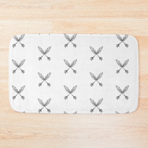 Item preview, A crossed feather and claw illustration designed and sold by rasagamastore.