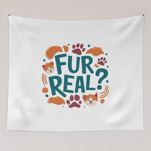 Item preview, "Fur Real?" designed and sold by EccentricEasel.