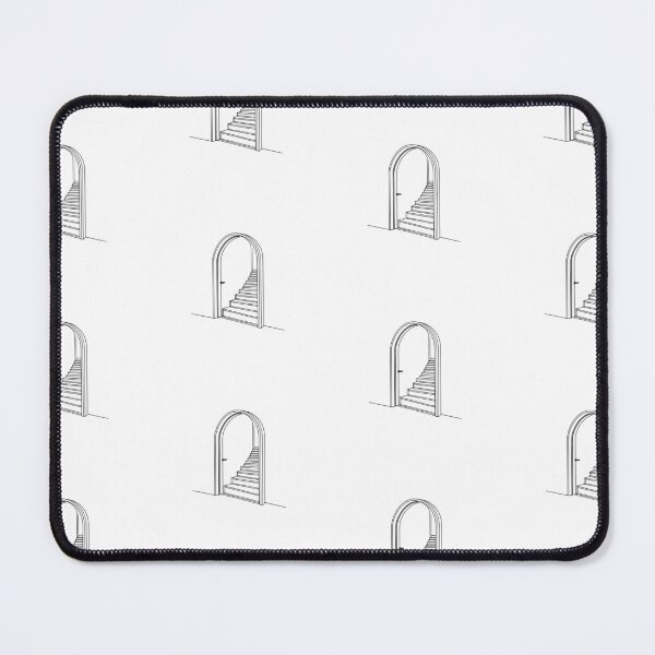 Item preview, A classic arched door with stairs inside illustration designed and sold by rasagamastore.