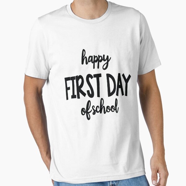 Item preview, Happy First Day of School Back to School designed and sold by MrDesing10 ⭐⭐⭐⭐⭐.