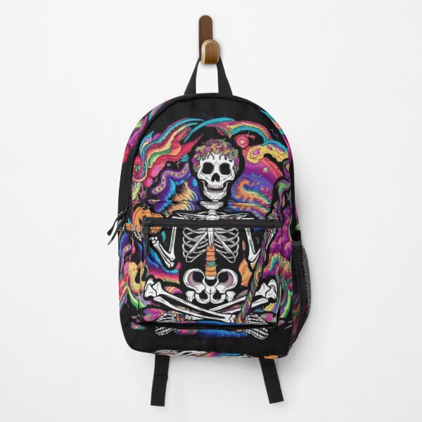 Artikelvorschau, Bunter Totenkopf meditierend entworfen und verkauft von XquisiteFashion.