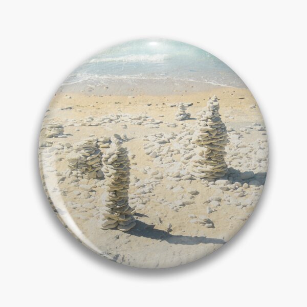 Item preview, Pile of stones on the beach in watercolor designed and sold by FotoMahieu.