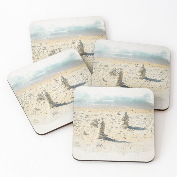 Item preview, Pile of stones on the beach in watercolor designed and sold by FotoMahieu.