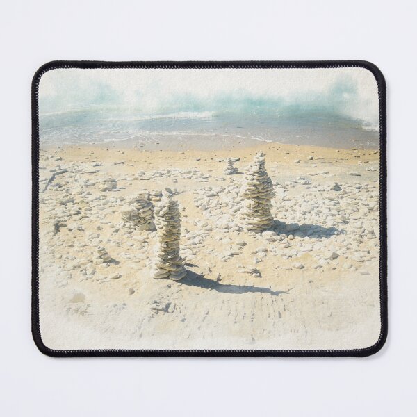 Item preview, Pile of stones on the beach in watercolor designed and sold by FotoMahieu.