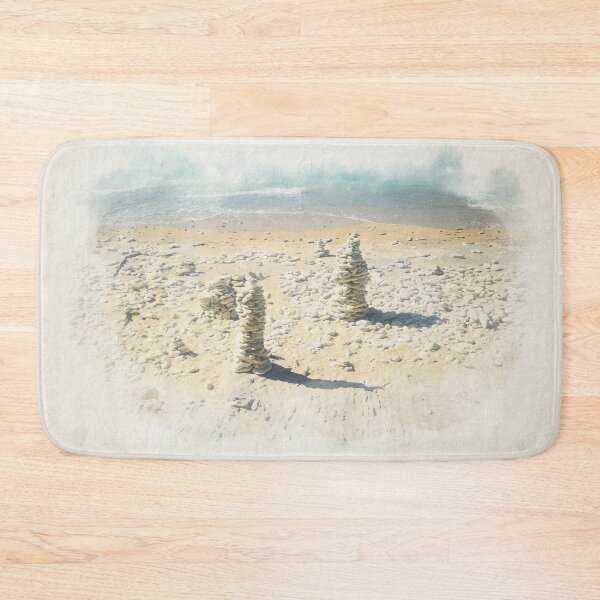 Item preview, Pile of stones on the beach in watercolor designed and sold by FotoMahieu.