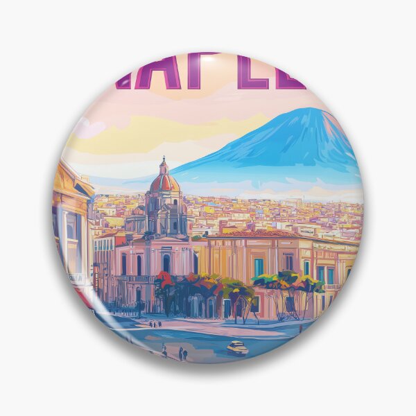 Item preview, Naples Artwork - Stunning Italian Cityscape, Historic Naples Wall Art, Coastal Italy Decor designed and sold by nomiraclehere.