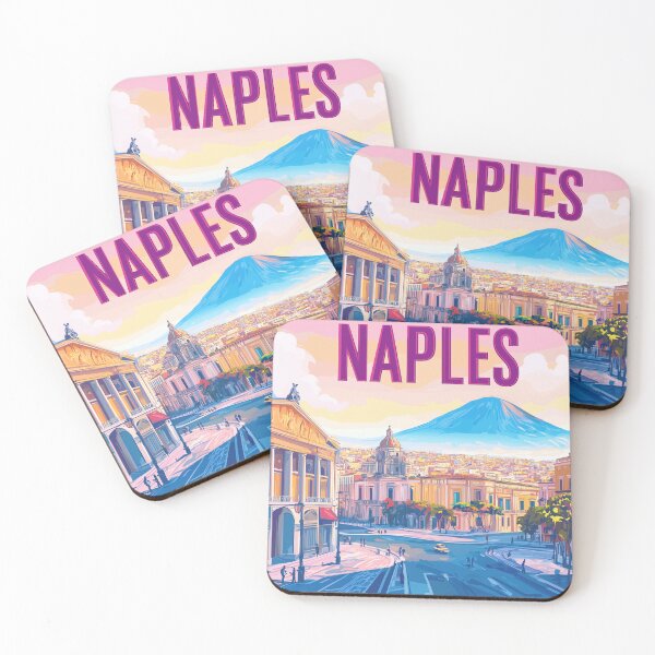 Item preview, Naples Artwork - Stunning Italian Cityscape, Historic Naples Wall Art, Coastal Italy Decor designed and sold by nomiraclehere.
