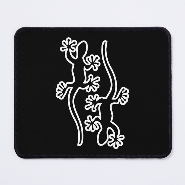 Item preview, Two Black Geckos Outlined designed and sold by Gudrun Eckleben.