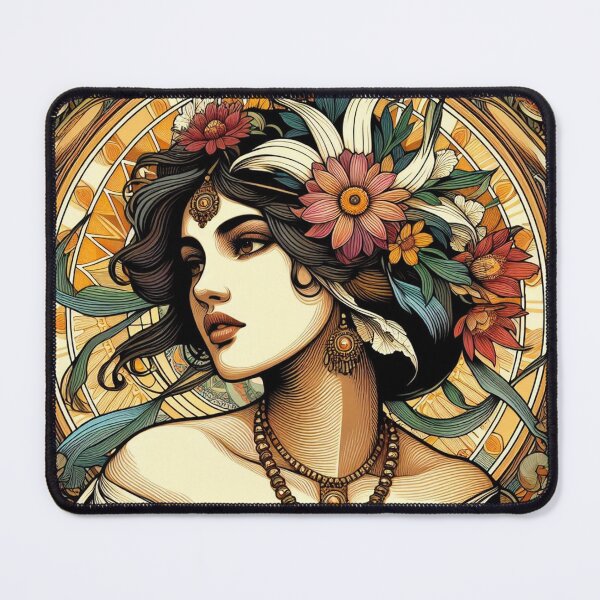 Artikelvorschau, Jugendstil-Frühlingsfrau (Indien) entworfen und verkauft von HeySpera.