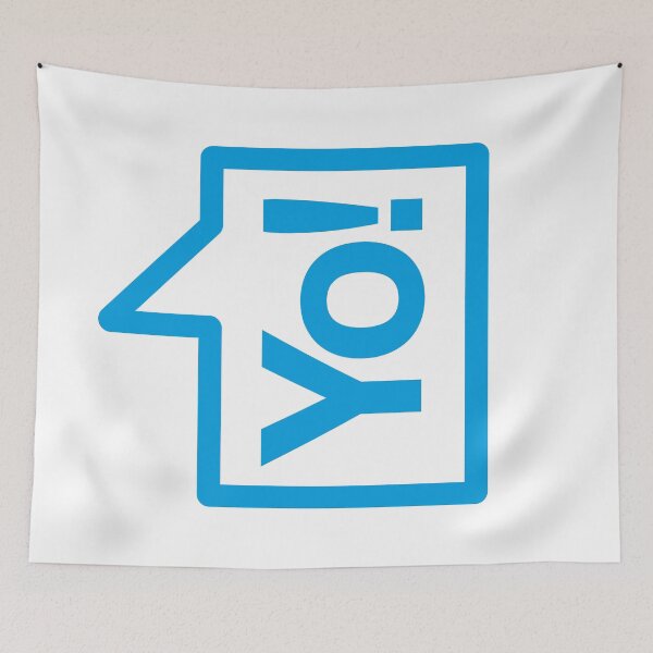 Item preview, Yo! - Talking Shirt (Blue) designed and sold by Justin Ellis.