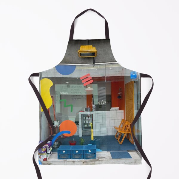 Item preview, Minimalist Color Block Cafe Exterior designed and sold by quangokhen.