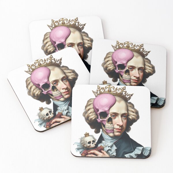 Item preview, Mozart Skull Pink design | Crown Doll Classical music designed and sold by TaliaShin.