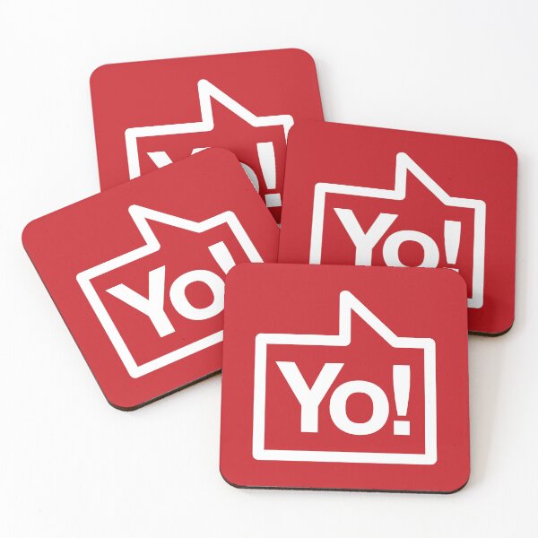 Item preview, Yo! - Talking Shirt (White on Red) designed and sold by Justin Ellis.
