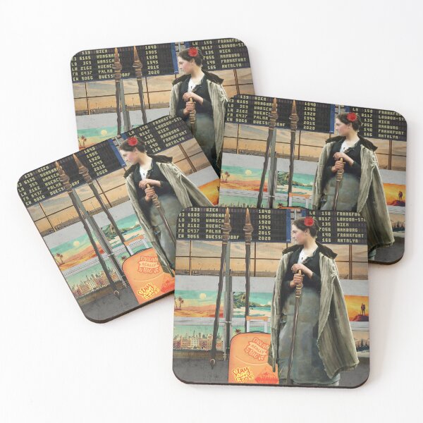 Item preview, Three Wands Tarot Travel Wanderlust Global Journey designed and sold by SoulscapeStudio.