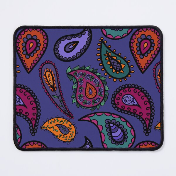 Item preview, Perfectly Pretty Pure Paisley Pattern on Periwinkle designed and sold by CheriesArt.