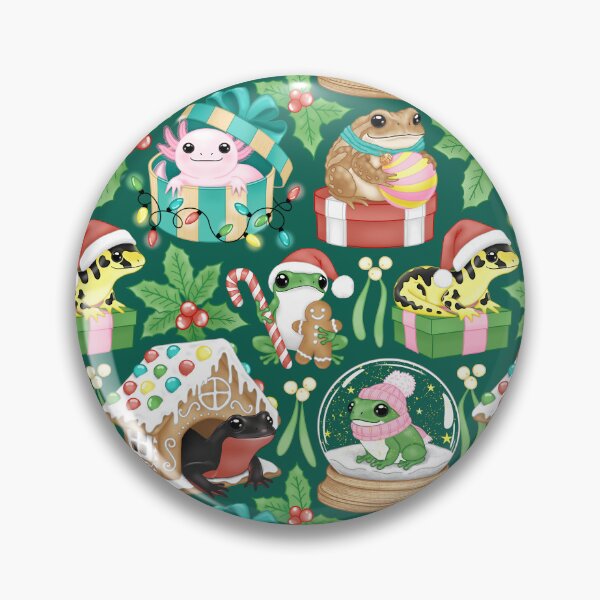 Item preview, Festive Amphibians Celebrate Christmas designed and sold by Perrin Le Feuvre.