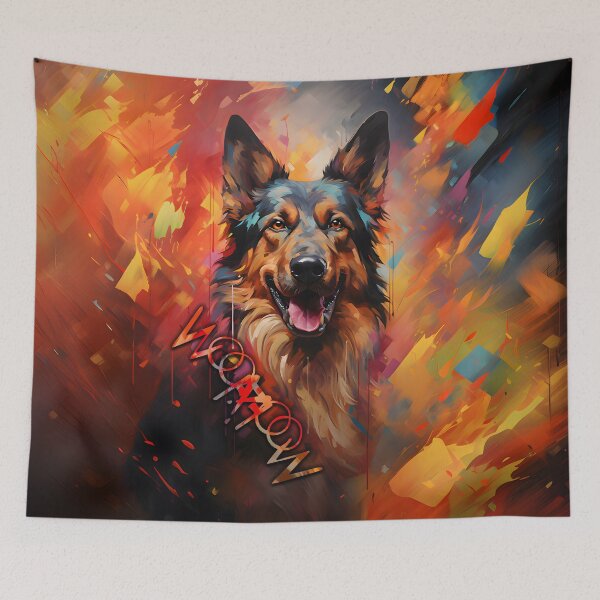 Item preview, Colorful flaming loyalty designed and sold by Woof-WoofSK.