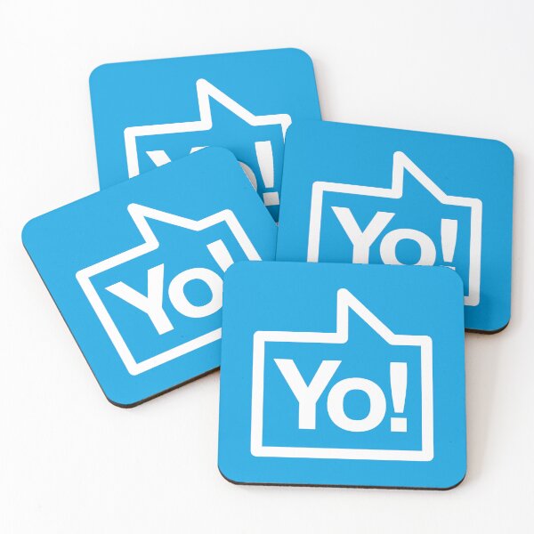 Item preview, Yo! - Talking Shirt (White on Blue) designed and sold by Justin Ellis.