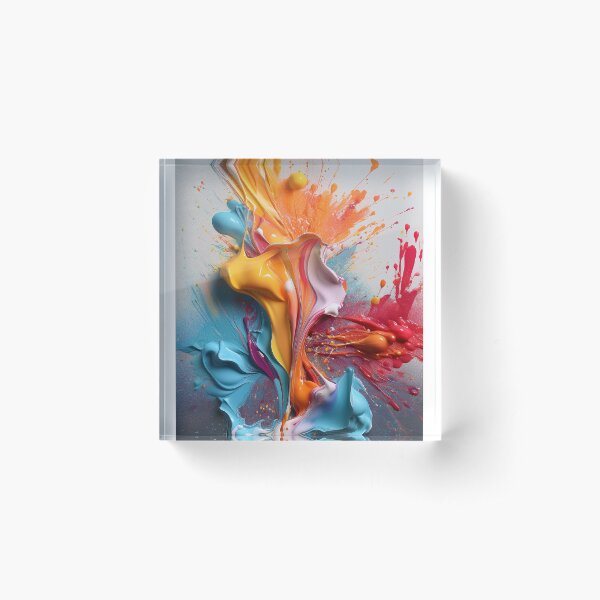 Item preview, Abstract art with splash designed and sold by holmerdesign.
