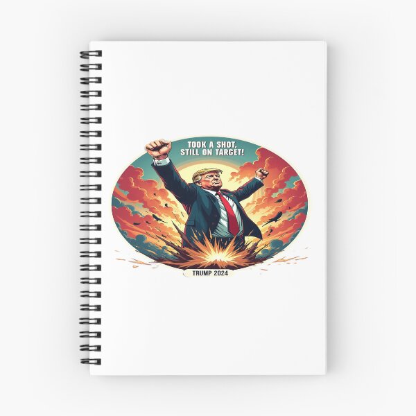 Item preview, Donald Trump 2024 Took A Shot,Still On Target designed and sold by quotesdesignss.